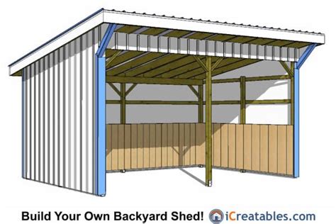 Portable Loafing Shed Plans Free - Shed Material List