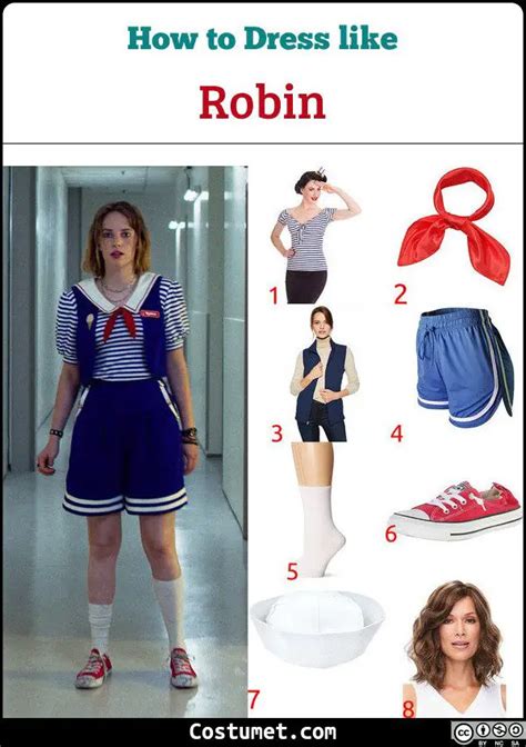 Steve & Robin / Scoops Ahoy (Stranger Things) Costume for Cosplay & Halloween