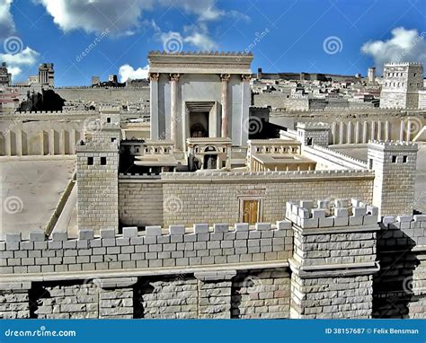 Second Temple. Ancient Jerusalem Stock Image - Image of archeology, town: 38157687