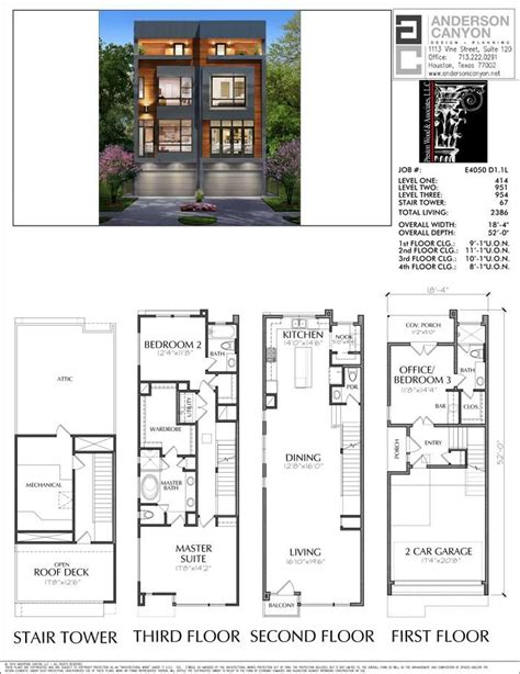 Important Ideas 2 Story Townhouse Plans, House Plan 2 Bedroom