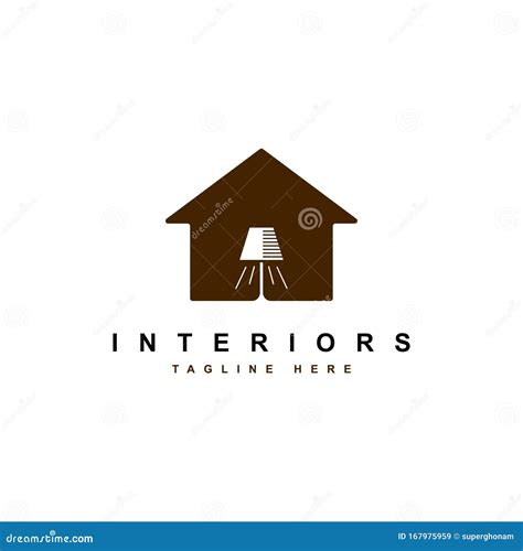 Interior Logo Design Illustration.House and Furniture Symbol Vector ...