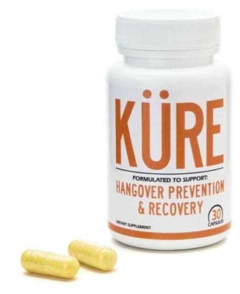 Hangover Pill Küre Hangover Prevention and Recovery 30 Capsules 15 Servings for sale online | eBay