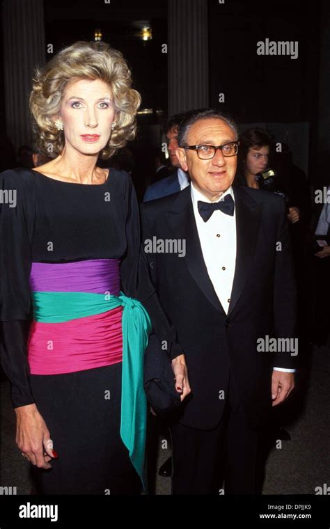 Nov. 8, 2006 - MET GALA 1984.HENRY KISSINGER AND WIFE NANCY KISSINGER Stock Photo, Royalty Free ...