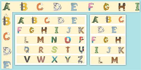 Animal Alphabet Printable | Display Resources (teacher made)