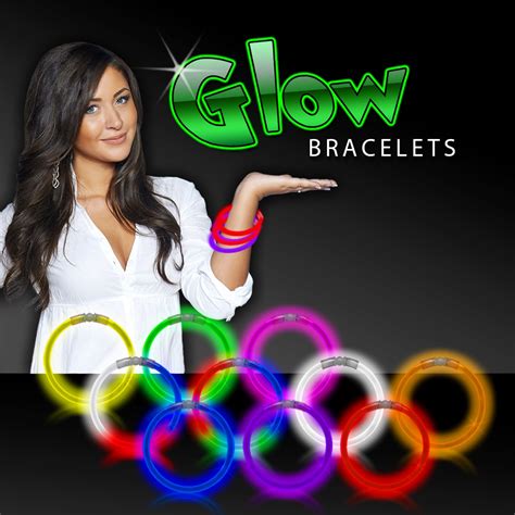 Assorted Color Superior 8" Glow Bracelets - Glow Products