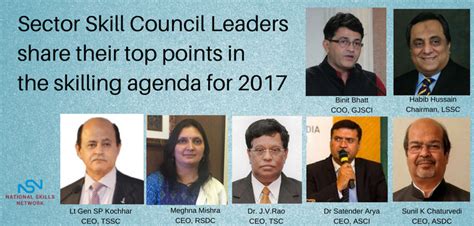 Sector Skill Councils: Top points in the skilling agenda for 2017 - National Skills Network- NSN