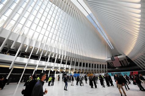 Review: The newly opened $4-billion World Trade Center transit hub is overwrought and ...