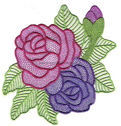 Fancy Flower Embroidery Designs