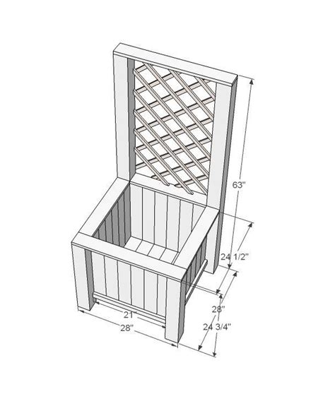 Ana White | Planter Box with Trellis - DIY Projects