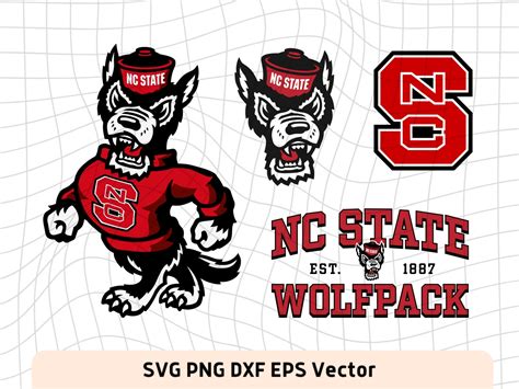 NC State Wolfpack SVG Cricut Vector Image