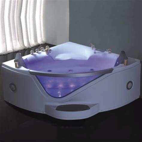 European Style Led Light Whirlpool Bath Tub Portable Spa Massage ...