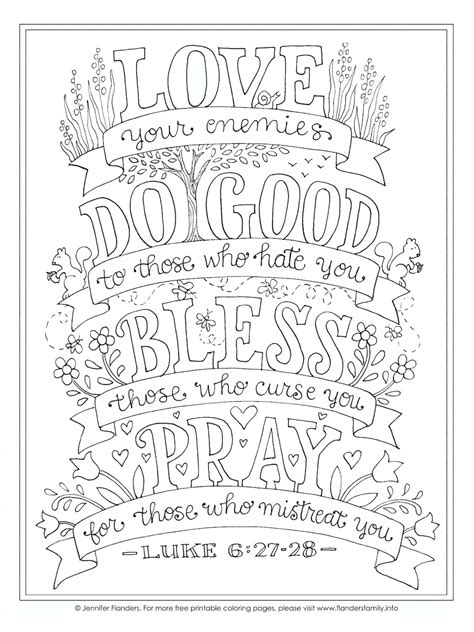 Love Your Enemies Colouring Page Kids Printable Color - vrogue.co