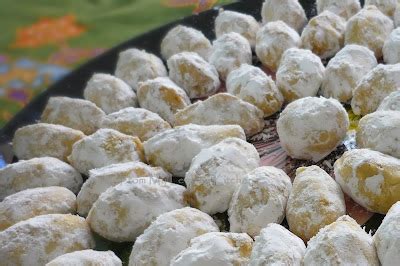 Kuih Makmur or Ghee Cookies with Peanut Filling - Lisa's Lemony Kitchen