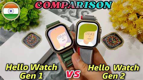 Hello watch 1 vs Hello Watch 2 | भारत के Youtube में पहली बार Full Comparison 1GB ROM Cod ...