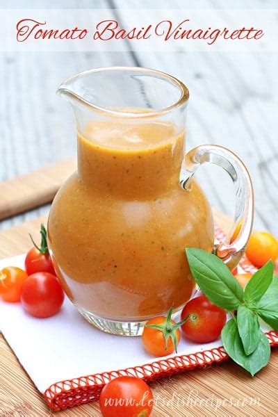 Tomato Basil Vinaigrette | Let's Dish Recipes