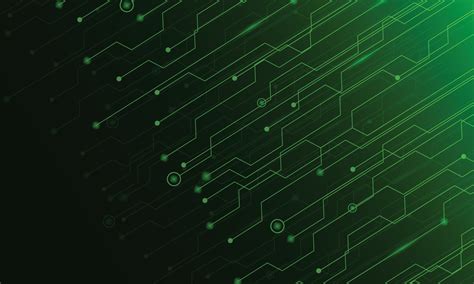 Abstract background with green technology structure circuit computer. 12194167 Vector Art at ...