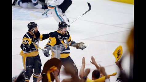 Penguins score 2 in 22 seconds - Game 5 2016 Finals (NBC) - YouTube