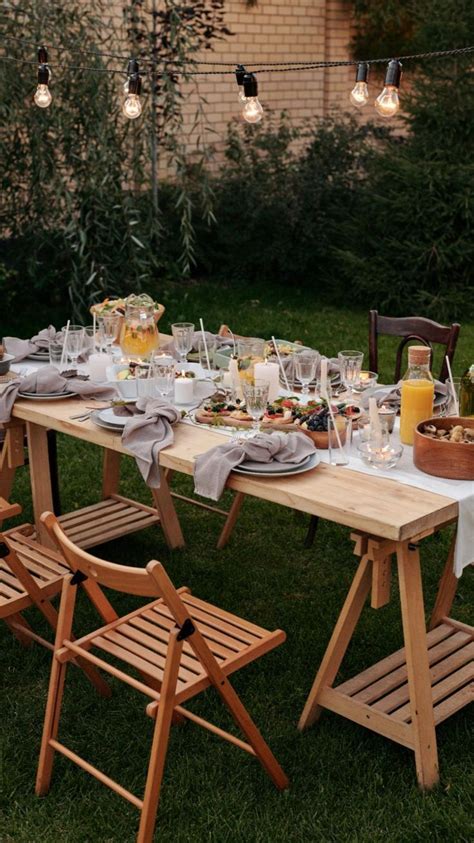 8 amazing picnic food table ideas | Outdoor dining, Blogger decor ...