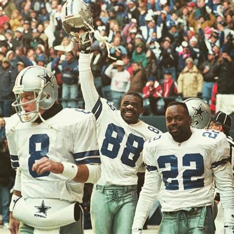 NFL, The Dallas Cowboys triplets, Troy Aikman, Emmit Smith and Michael Irvin | Dallas cowboys ...