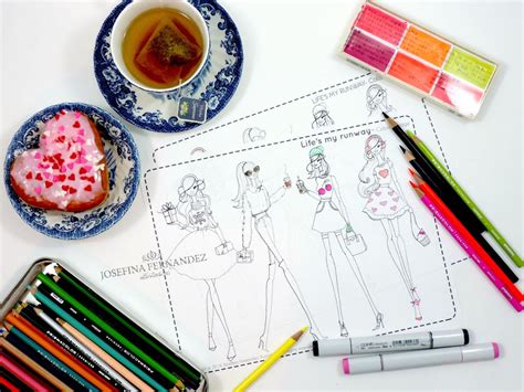 Printable Coloring Page life's My Runway - Etsy