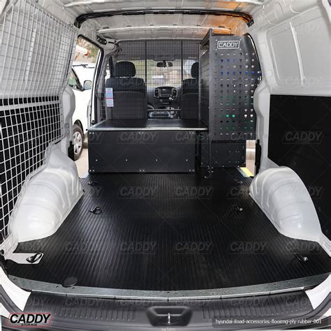 Hyundai iLoad 9mm Plywood with 5mm Rubber Flooring - Caddy Storage Systems