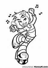 Dibujo De Niña bailando Para Colorear  Img 10290 sketch template