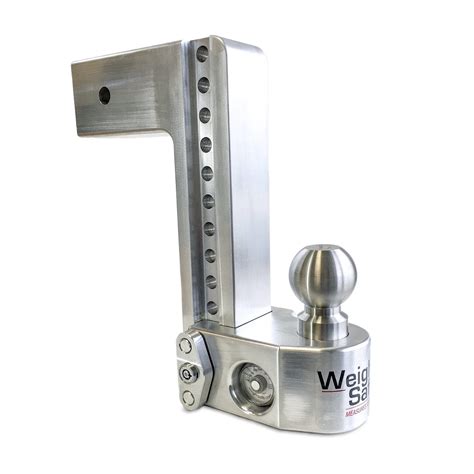 Weigh Safe WS10-3 Adjustable Hitch Ball Mount with Scale 3 Inch Shaft ...