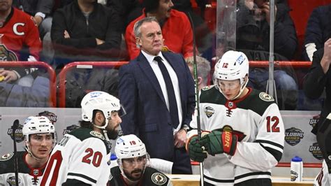 Minnesota Wild replace coach Dean Evason with John Hynes after losing ...