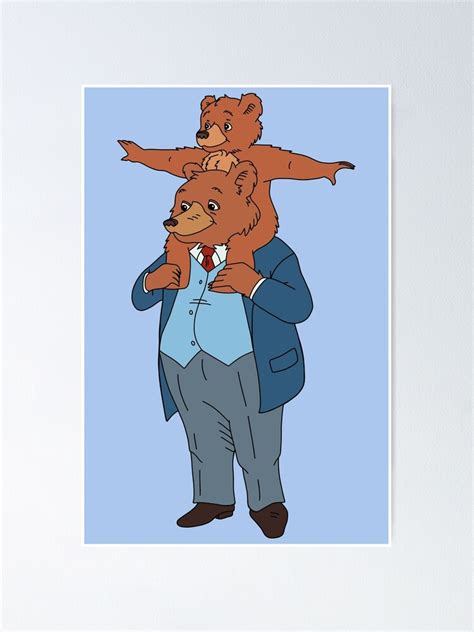 "Little Bear with father fan art" Poster for Sale by Ethereal-Enigma ...