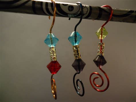 Ornament hooks. Made these a few years ago for everyone in my family. | Ornament hooks, Crafts ...