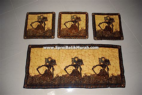 Taplak Meja Batik Wayang – Sprei Batik Murah