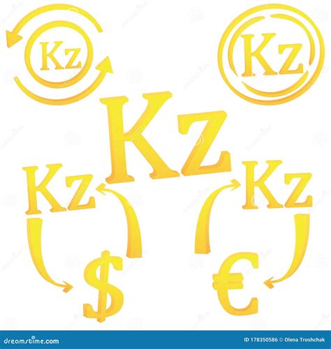 Angolan Kwanza Currency Symbol Icon of Angola Stock Vector ...