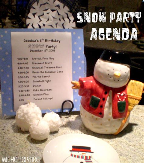 michelle paige blogs: Snow Party!