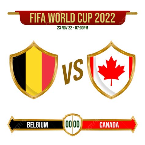 Belgium Vs Canada, World Cup 2022, Belgium Vs Canada Flag, Football PNG Transparent Clipart ...