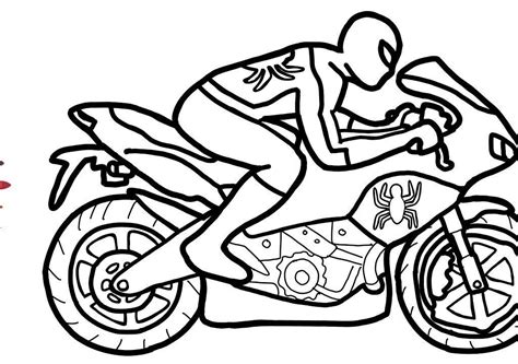 Download or print this amazing coloring page: Motorcycle Drawing Easy | Free download best ...