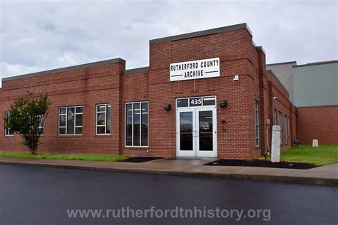 Tour of the Rutherford County Archive Expansion – Rutherford County ...