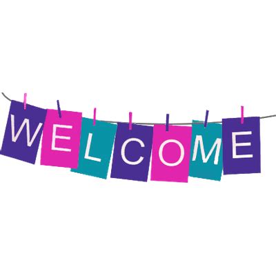 Welcome Text Sign transparent PNG - StickPNG