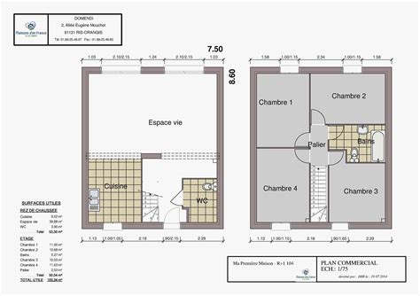 Plan Maison R 1 100m2 source D’inspiration Plan De Villa Duplex Of Plan Maison R 1 100m2 Beau ...