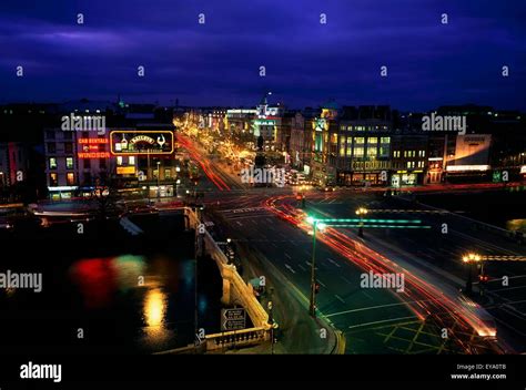 O'connell Street & Bridge, Dublin, Ireland Stock Photo - Alamy