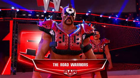 WWE 2K22 The Road Warriors entrance - YouTube