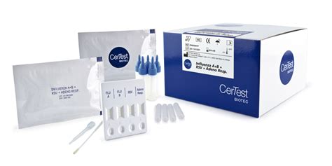 Influenza A + Influenza B + RSV + Adenovirus Resp. - Certest Biotec - Raw Materials ...