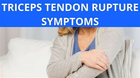 Triceps Tendon Rupture Symptoms - YouTube