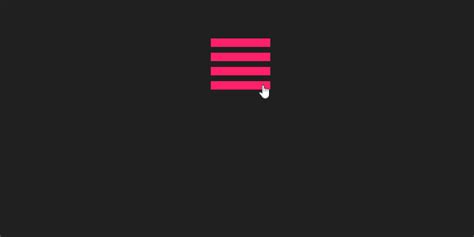 HAMBURGER ICON ANIMATION