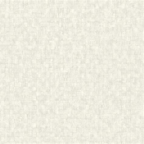 Faux Grasscloth Weave White Vinyl Wallpaper | Casadeco Damier