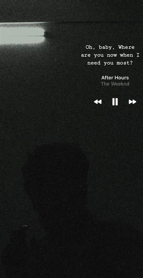 Download The Weeknd After Hours Lyrics Wallpaper | Wallpapers.com