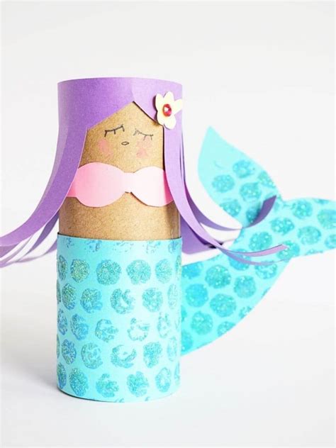 10+ Mermaid Crafts Kids Will Love - K4 Craft