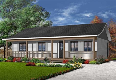 Ranch With Full-Width Front Porch - 2146DR | Architectural Designs - House Plans