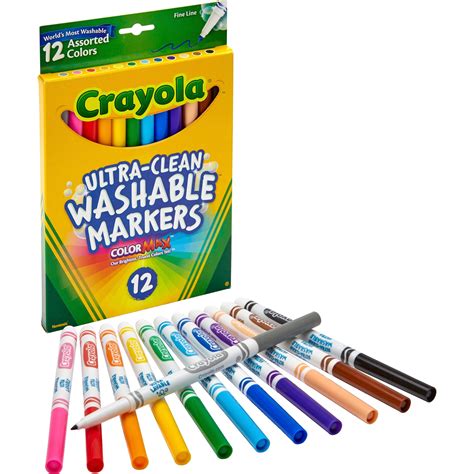 Crayola Colored Pencils, Classic Crayons, and Broad and Fine Tip ...