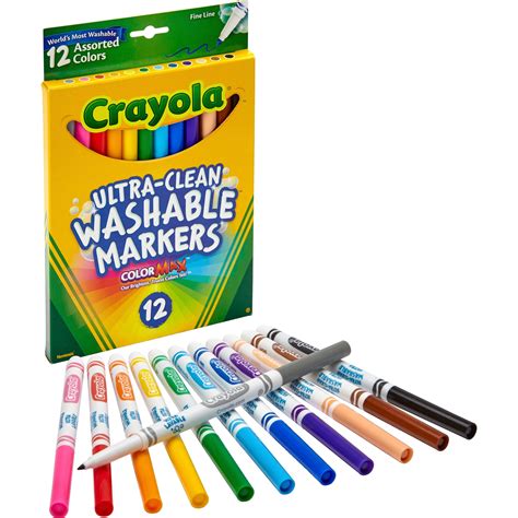 Crayola Colored Pencils, Classic Crayons, and Broad and Fine Tip ...