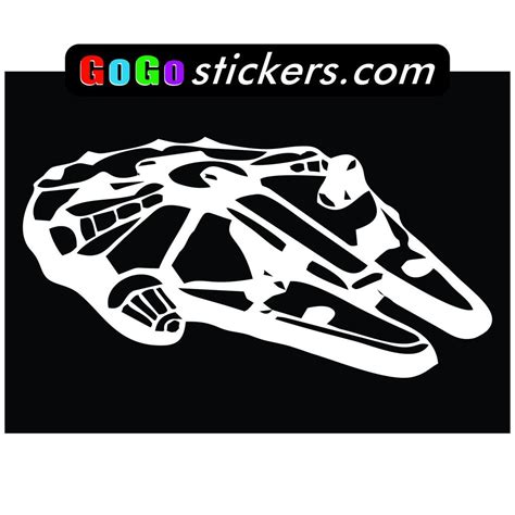 Star Wars: Millenium Falcon - Abstract Art | Star wars stickers, Star wars, Millenium falcon